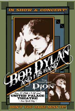 Bob Dylan w/ Dion @ United Palace Theatre